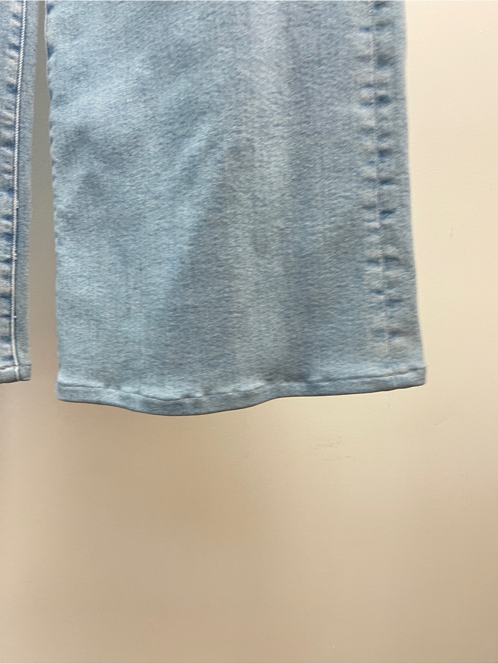 MOTHER Light Blue Wide Leg Crop Jeans Size 29 - Picture 9 of 11